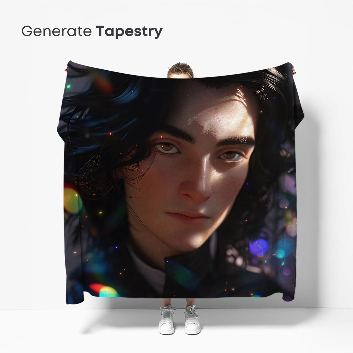 Ethereal Night Symphony: A Starlit Portrait - Image 5