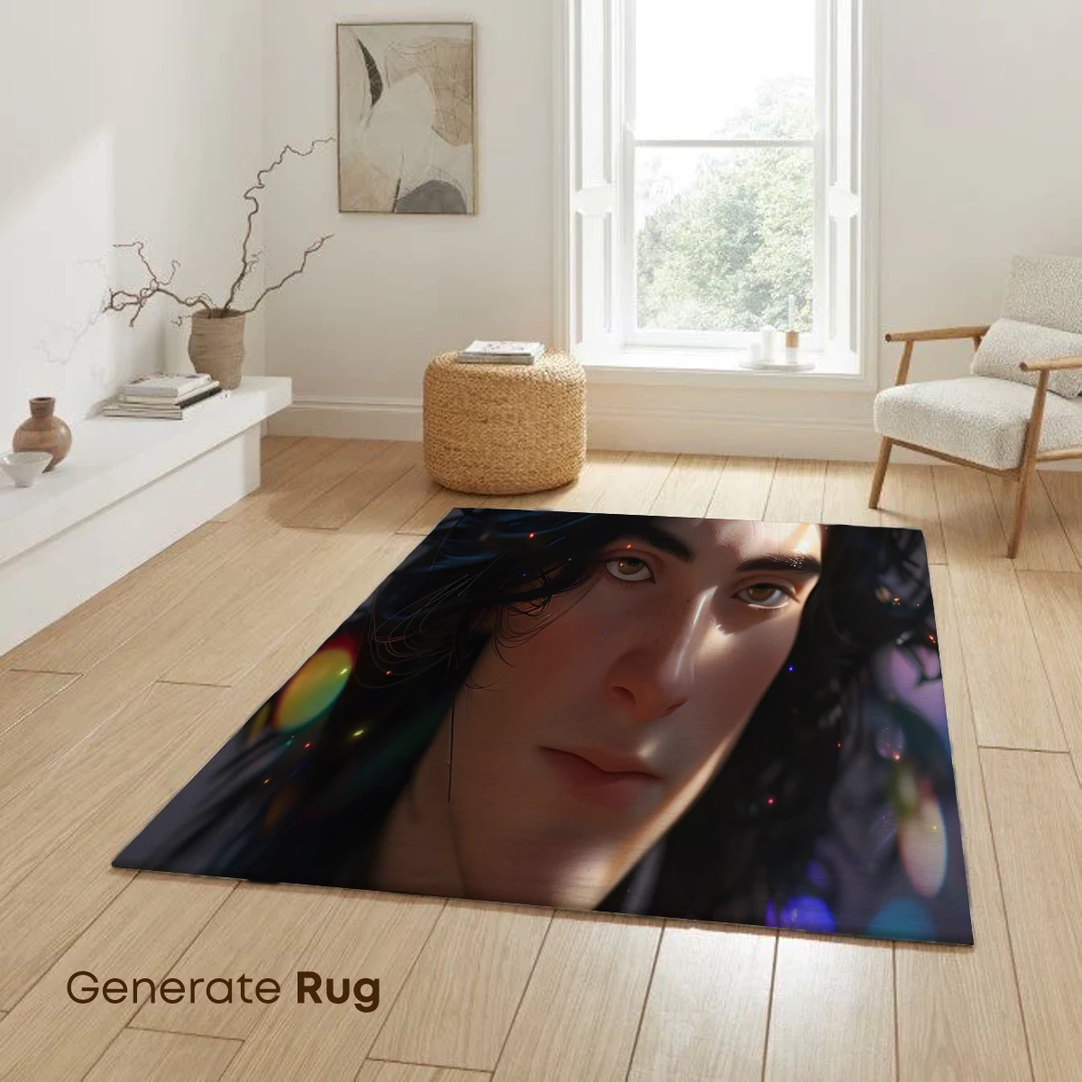 Ethereal Night Symphony: A Starlit Portrait - Image 6