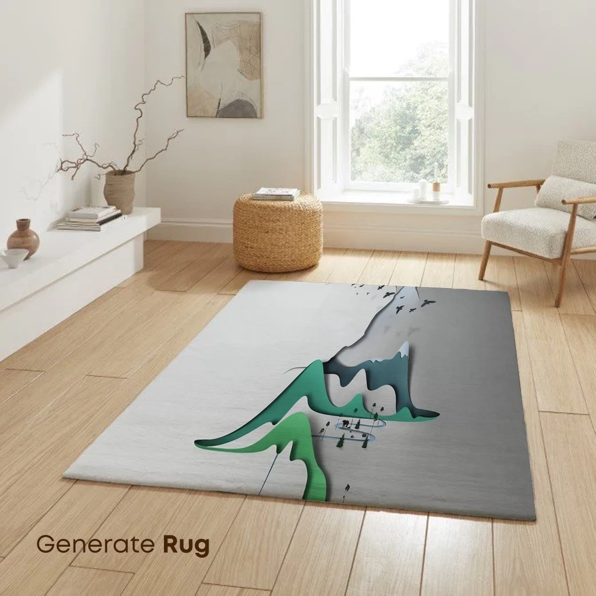 Layered Mountain Odyssey: A Paper Art Adventure - Image 6