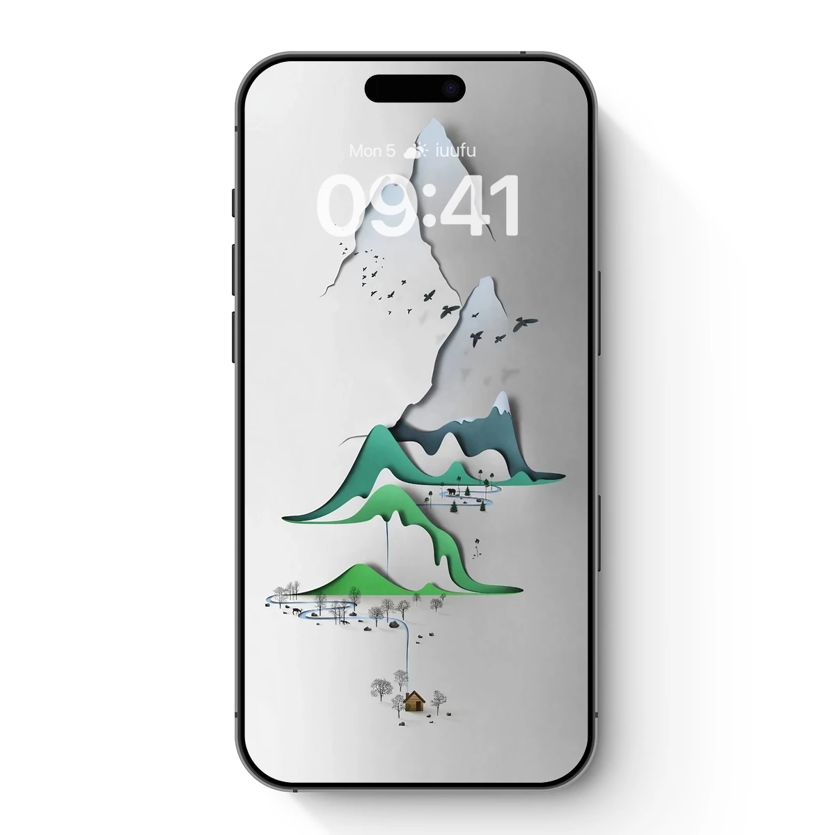 Layered Mountain Odyssey: A Paper Art Adventure