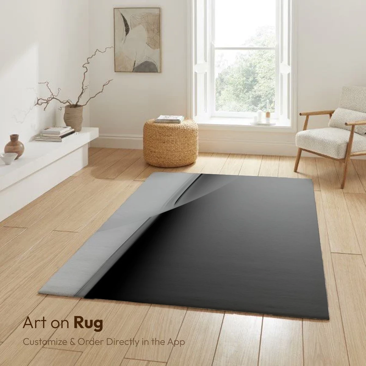 Elegant Curve: Monochrome Minimalism - Image 6