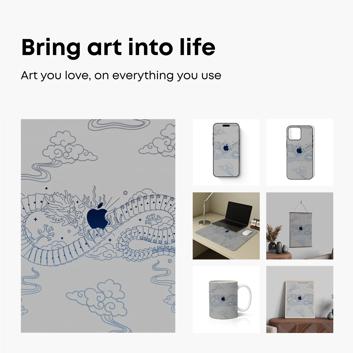 Dragon Embraces Apple: Fusion of Myth and Tech - Image 2