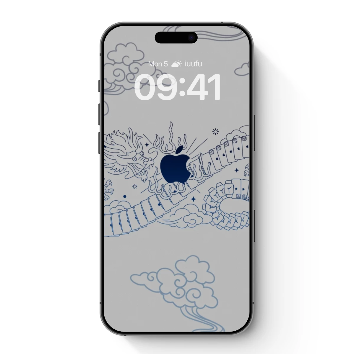 Dragon Embraces Apple: Fusion of Myth and Tech