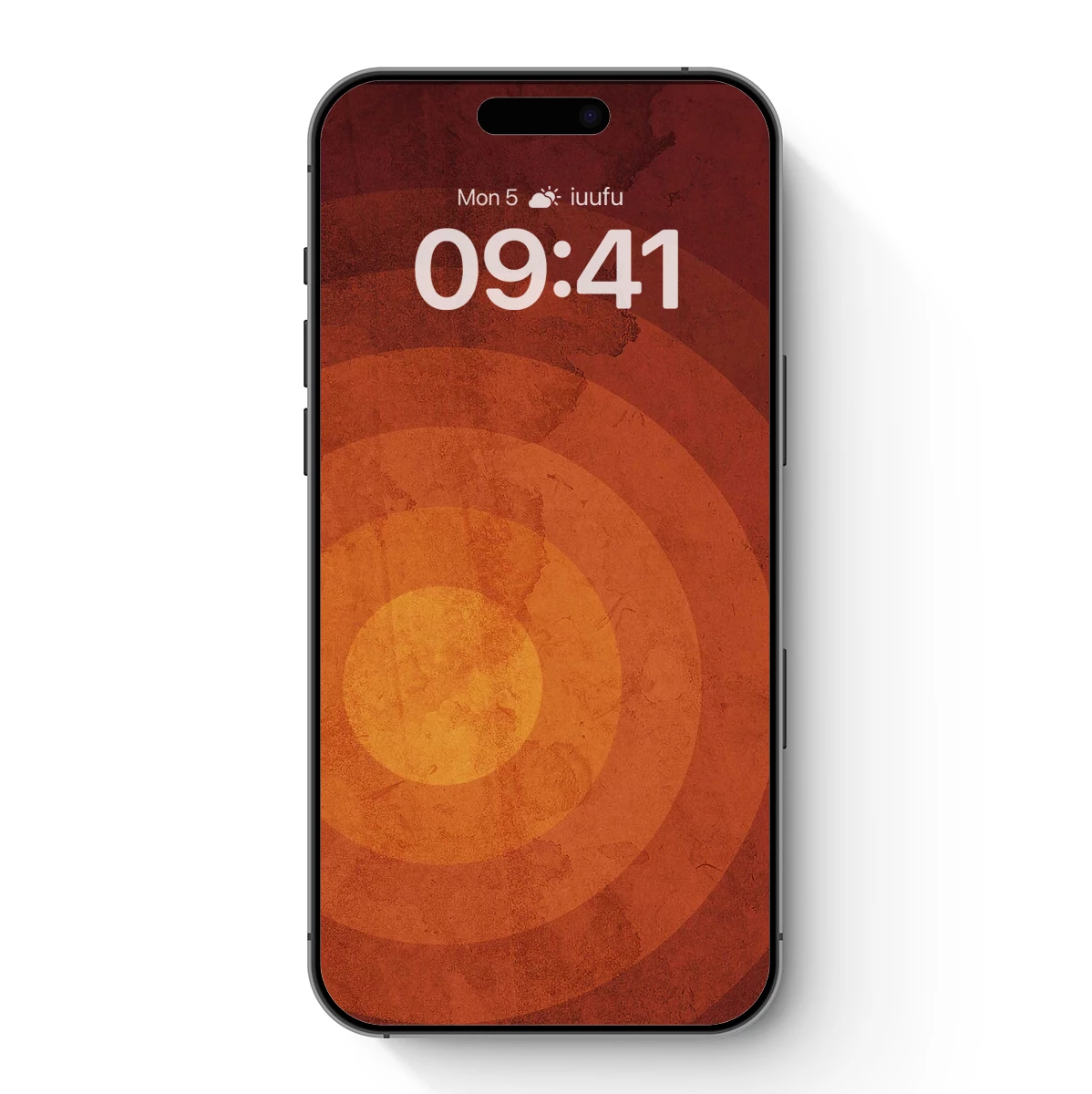 Circles of Eternity: Rustic Orange Harmony