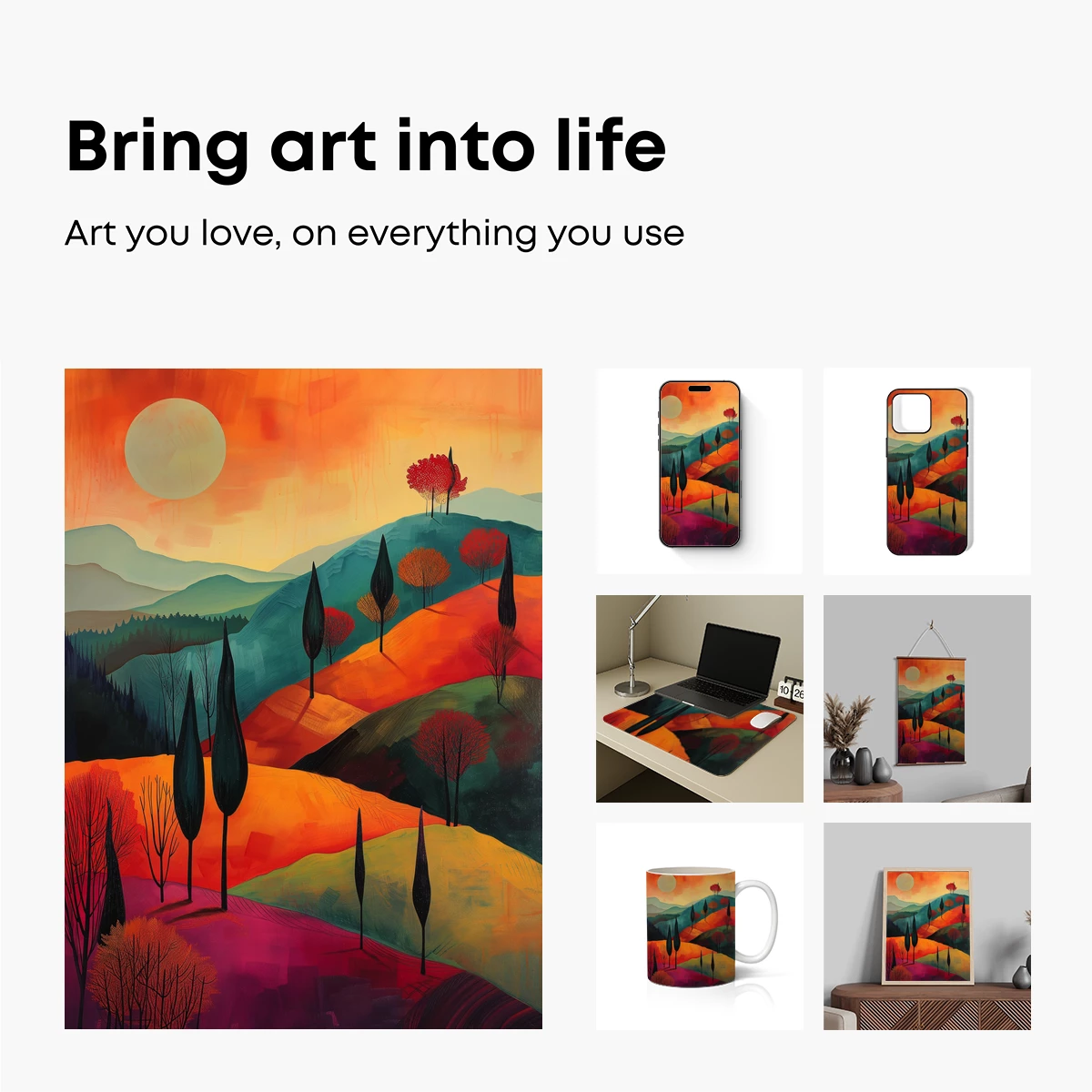 Autumnal Odyssey: A Vivid Landscape Symphony - Image 2