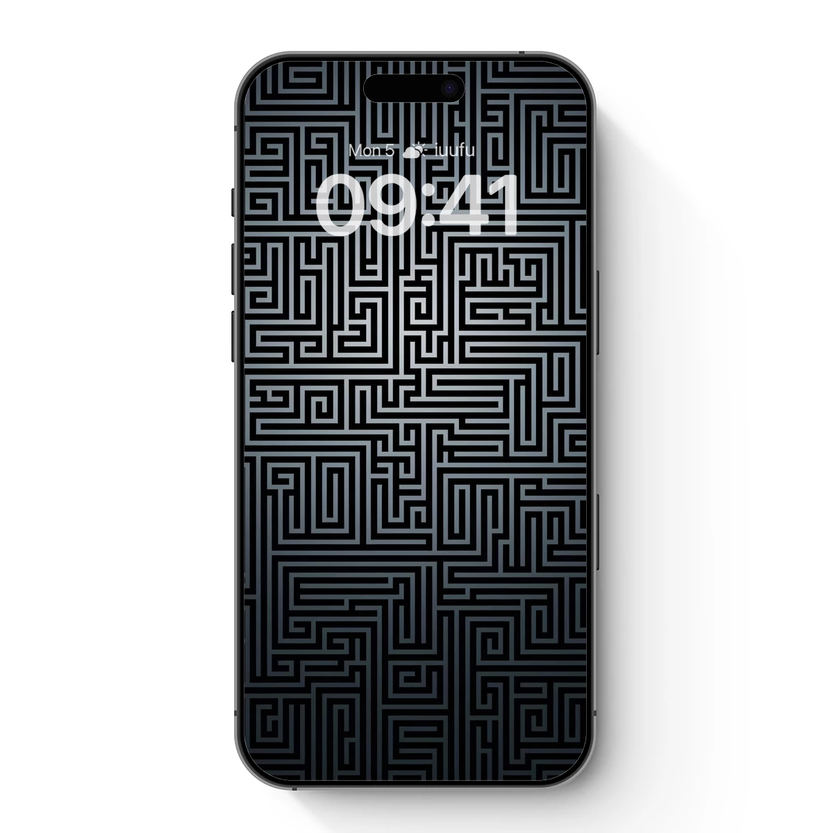 Mystic Labyrinth: Elegance in Black and White