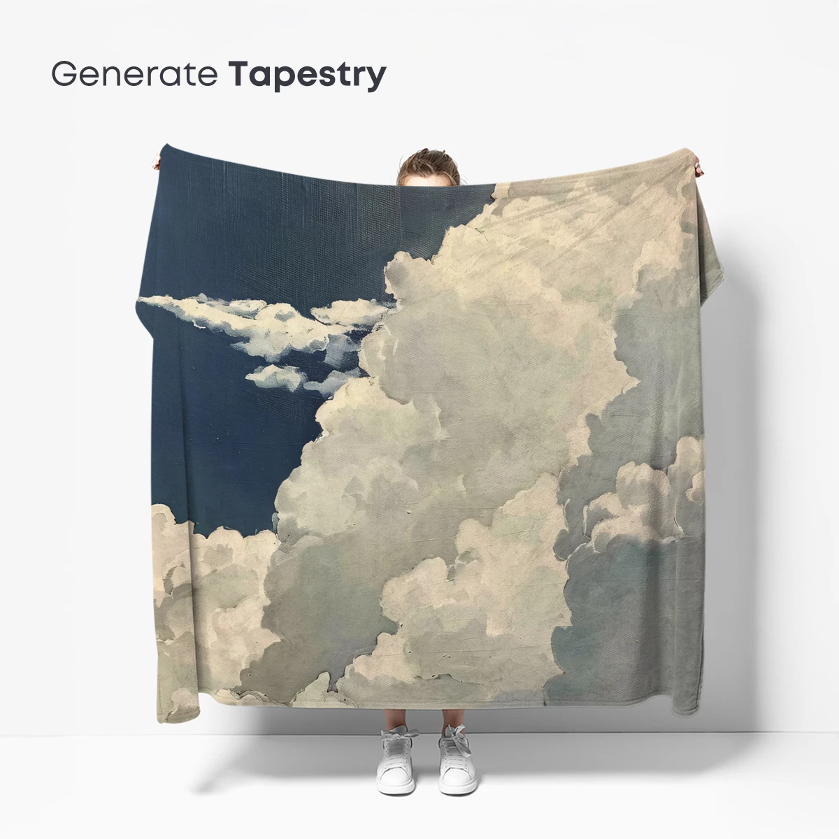 Cumulus Dreamscape: Ethereal Clouds in Oil - Image 5