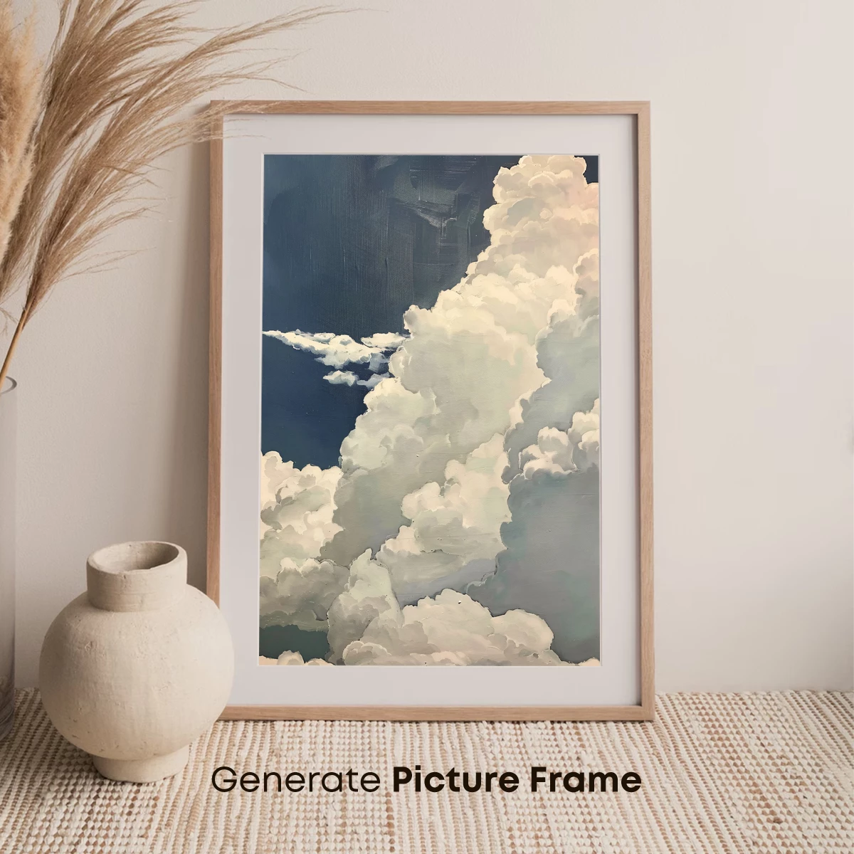 Cumulus Dreamscape: Ethereal Clouds in Oil - Image 7