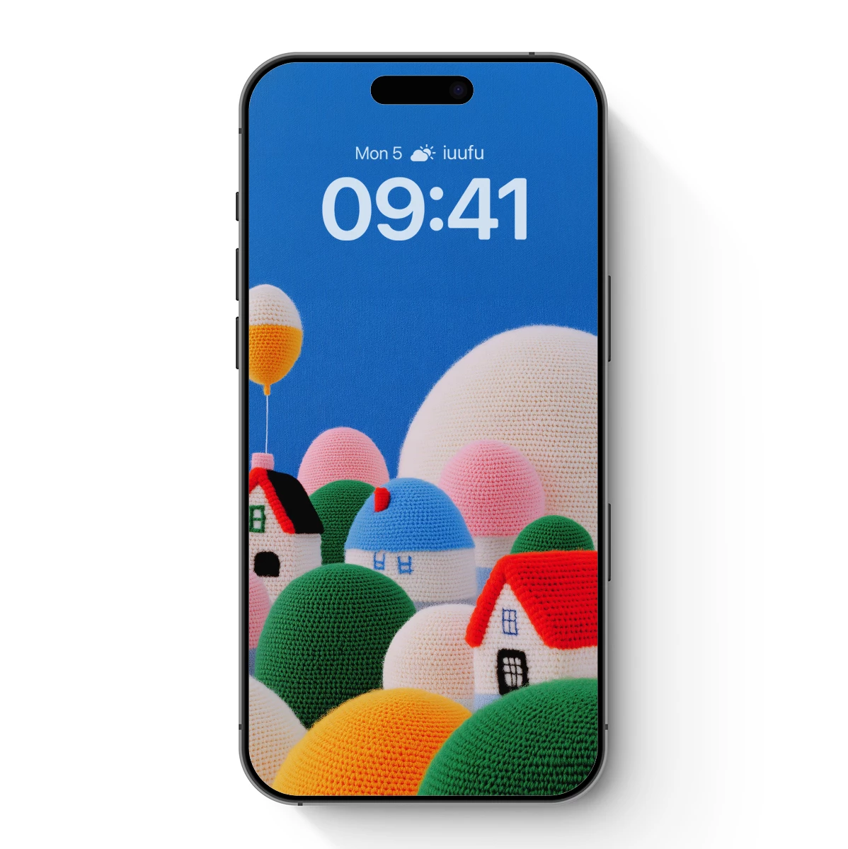 Crocheted Village Dreamscape