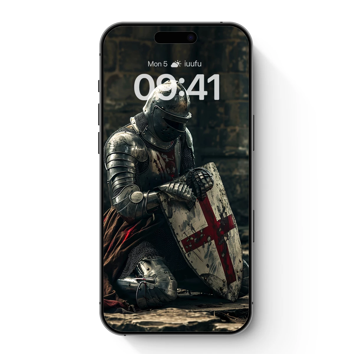 Knight's Solitude: A Medieval Warrior in Repose