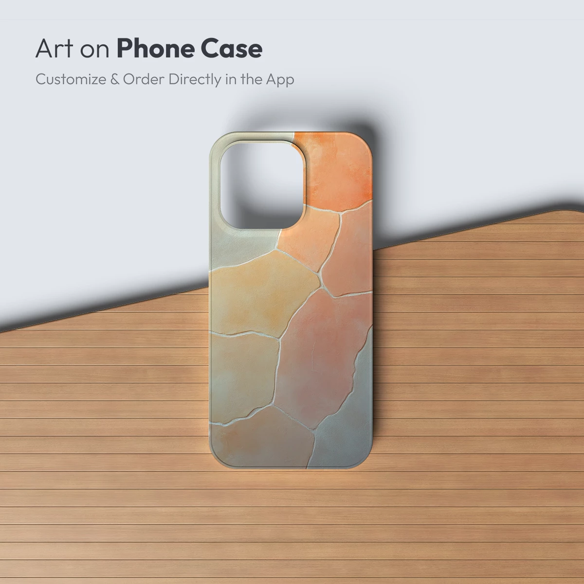 Fractured Terra: Abstract Earth Tones in Geometric Harmony - Image 3