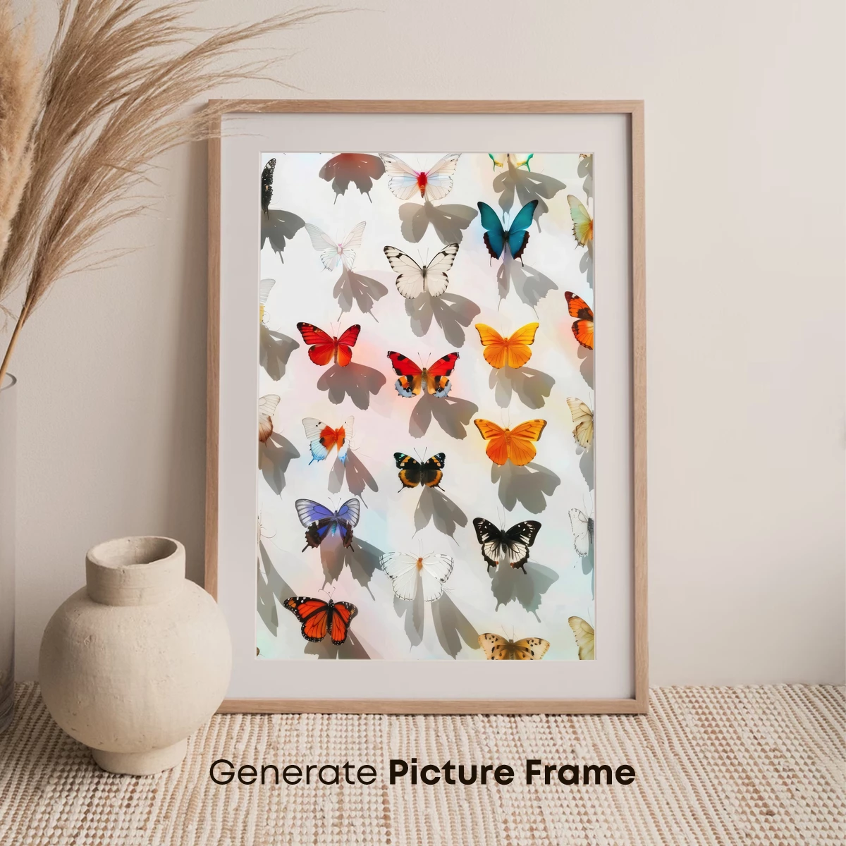 Butterfly Symphony: A Chromatic Dance of Shadows - Image 7