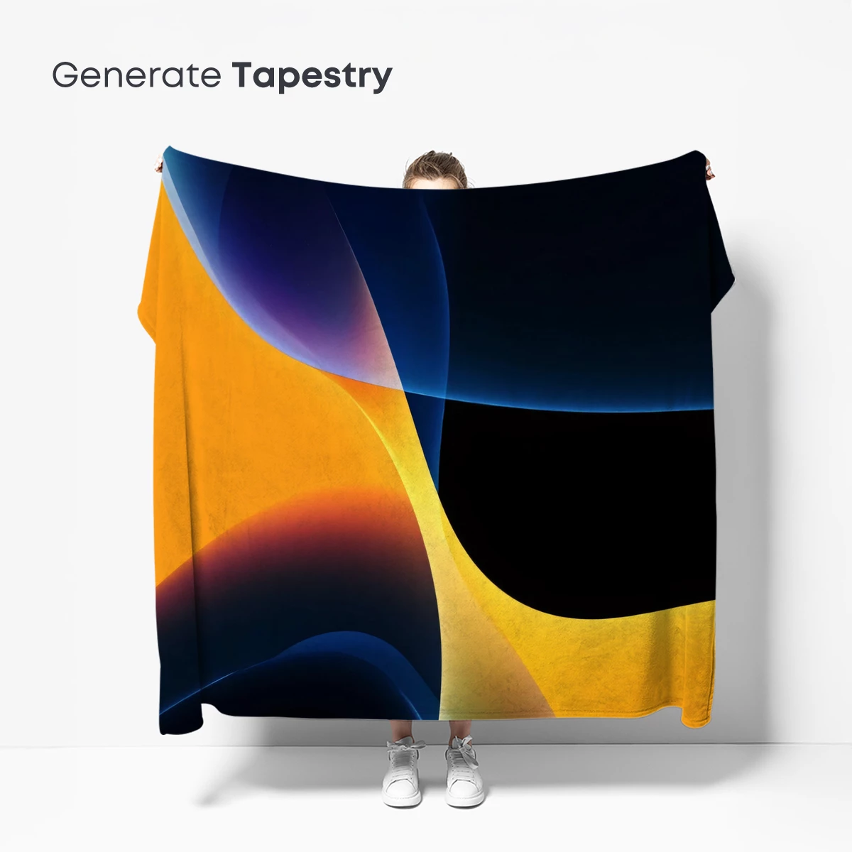 Ethereal Flow: Abstract Fusion of Light and Shadow - Image 5