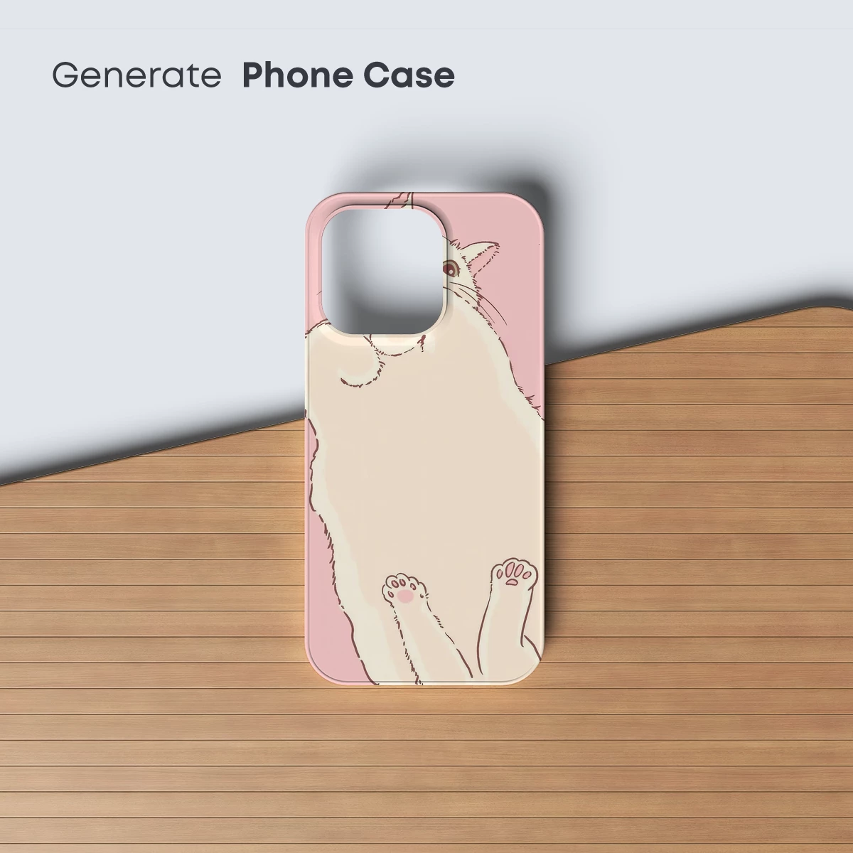 Chubby Cat Bliss: Whimsical Feline Art - Image 3