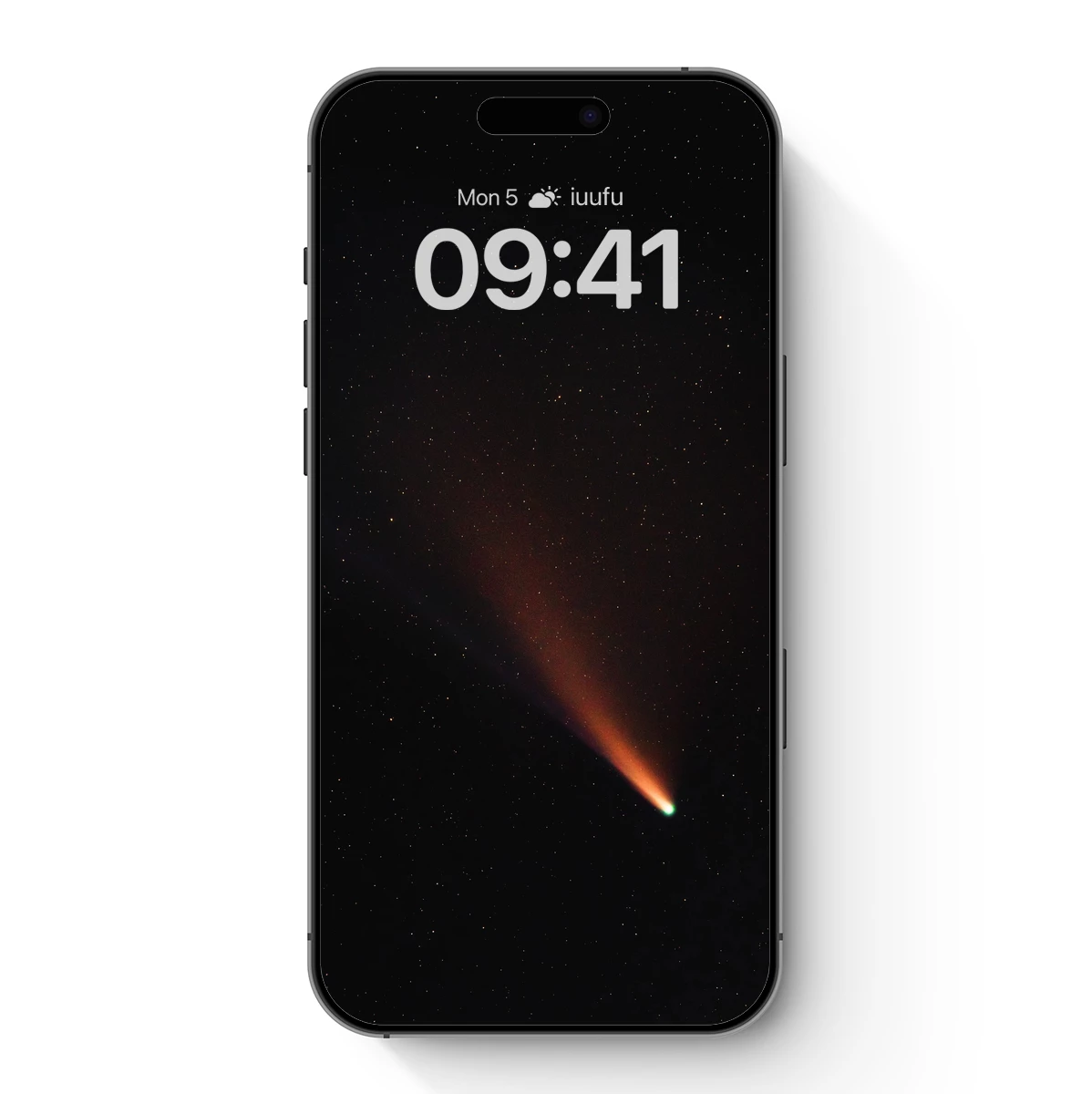 Celestial Comet: Cosmic Tail in Night Sky