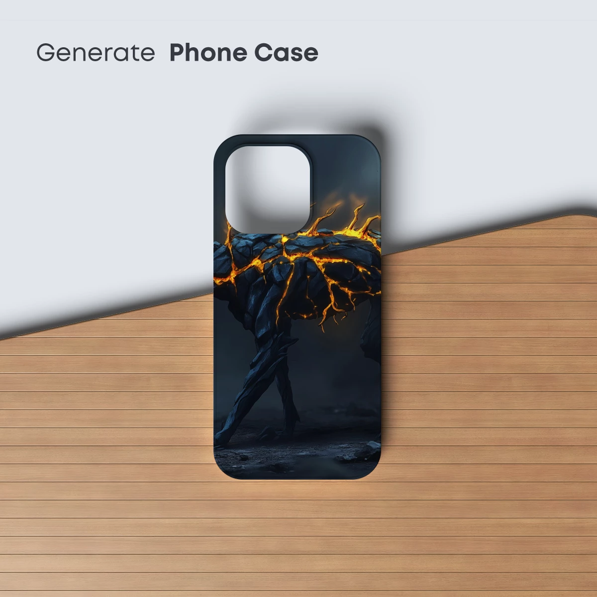 Lava-Forged Beast: Mythical Creature in Flames - Image 3