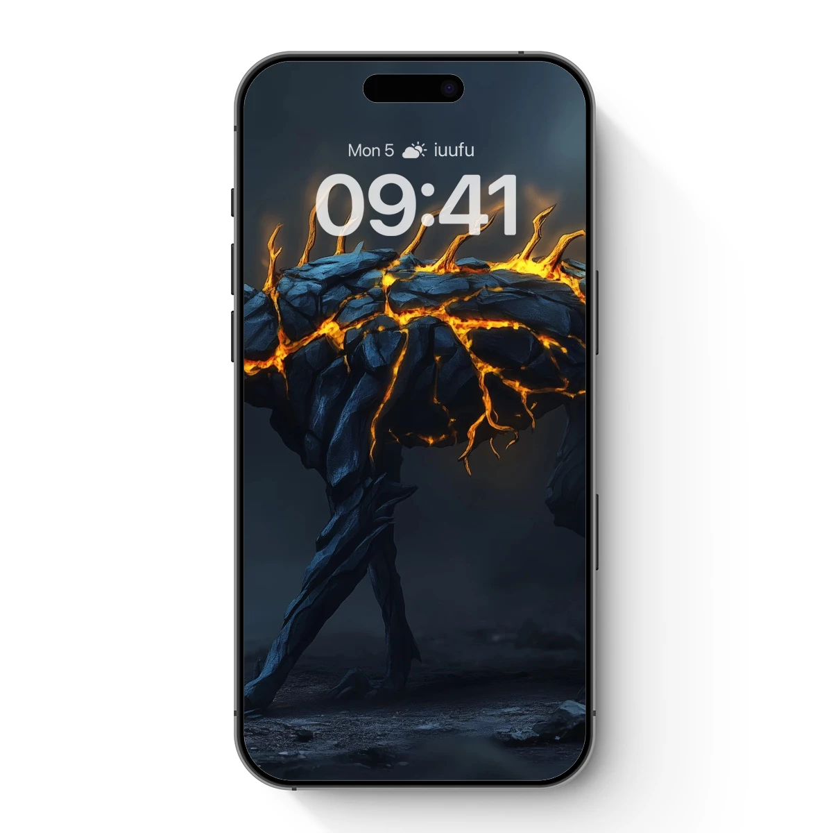 Lava-Forged Beast: Mythical Creature in Flames