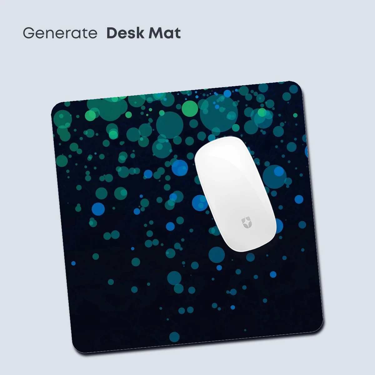 Aquatic Nebula: Teal and Blue Dot Constellation - Image 4