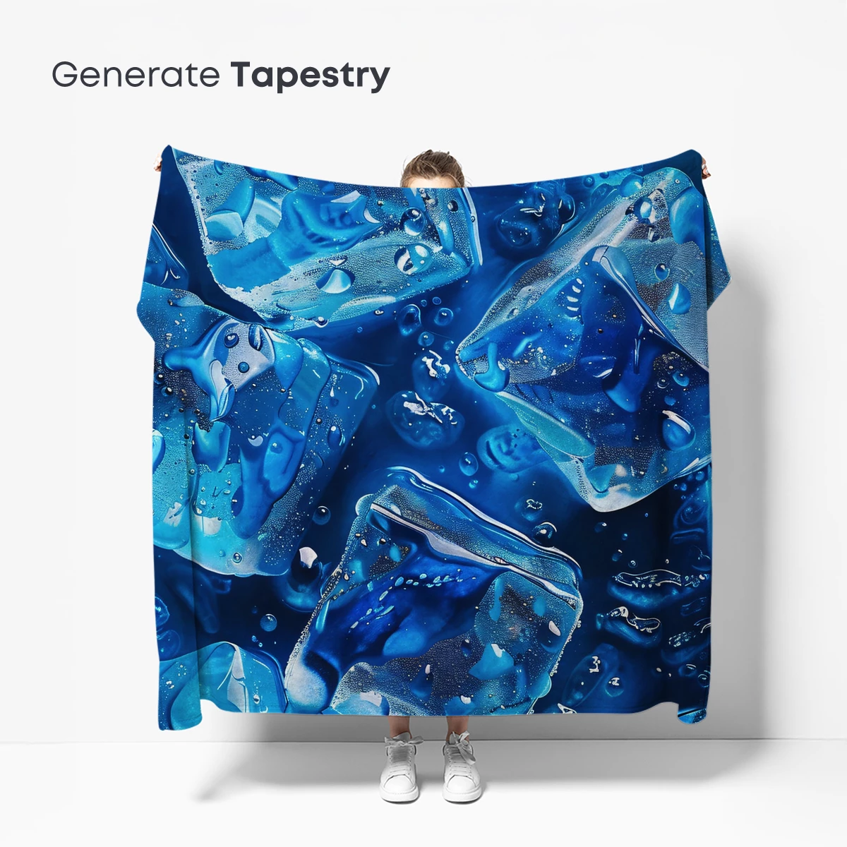 Blue Ice Symphony: Crystal Clarity in Cool Tones - Image 5