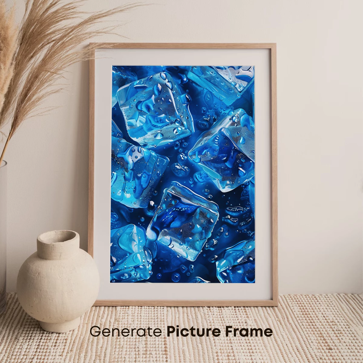 Blue Ice Symphony: Crystal Clarity in Cool Tones - Image 7