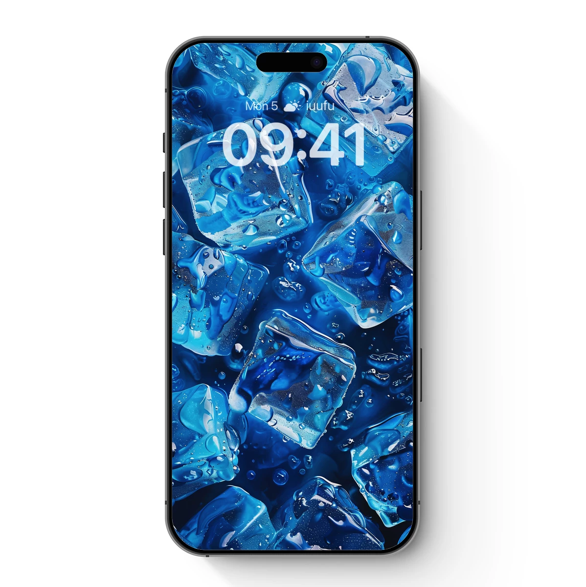 Blue Ice Symphony: Crystal Clarity in Cool Tones