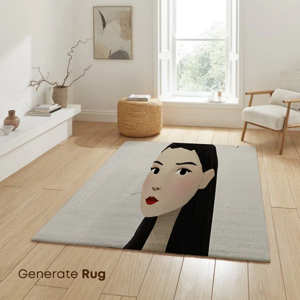 Deer-Horned Muse in Crimson - Image 6