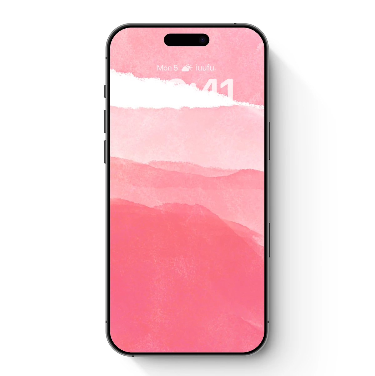 Coral Gradient Waves: Abstract Watercolor Harmony