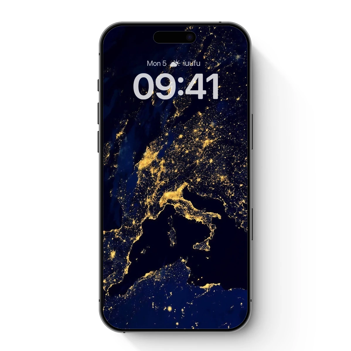 Illuminated Night Continents: A Celestial Map