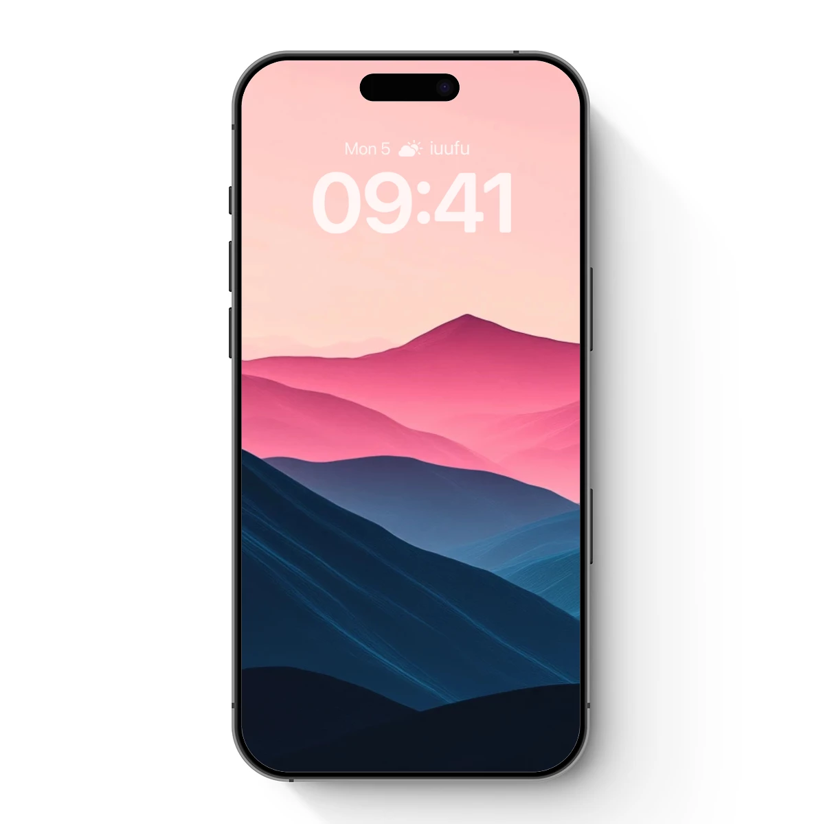 Gradient Mountain Odyssey: A Digital Art Symphony