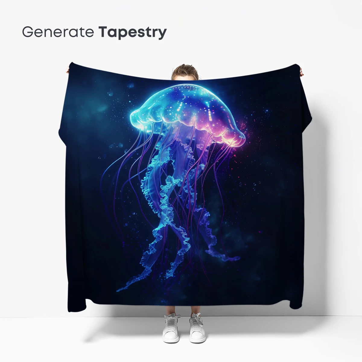 Luminous Cosmic Jellyfish: A Celestial Dance - Image 5