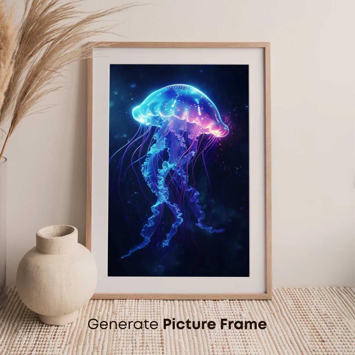 Luminous Cosmic Jellyfish: A Celestial Dance - Image 7