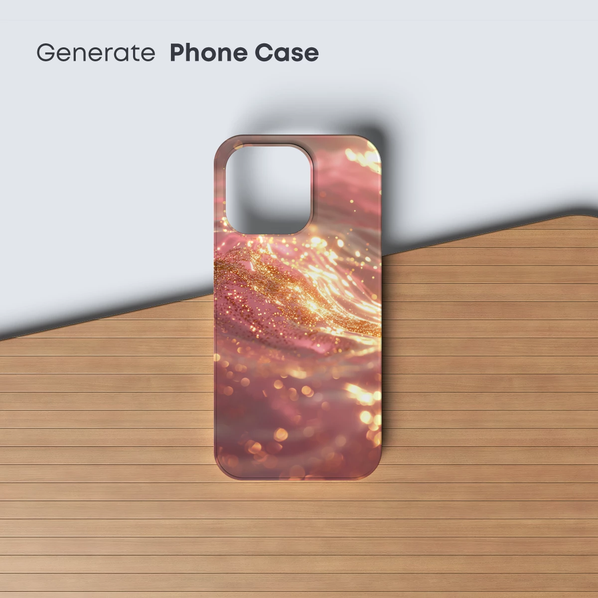 Golden Ripple in Rose Quartz - Image 3