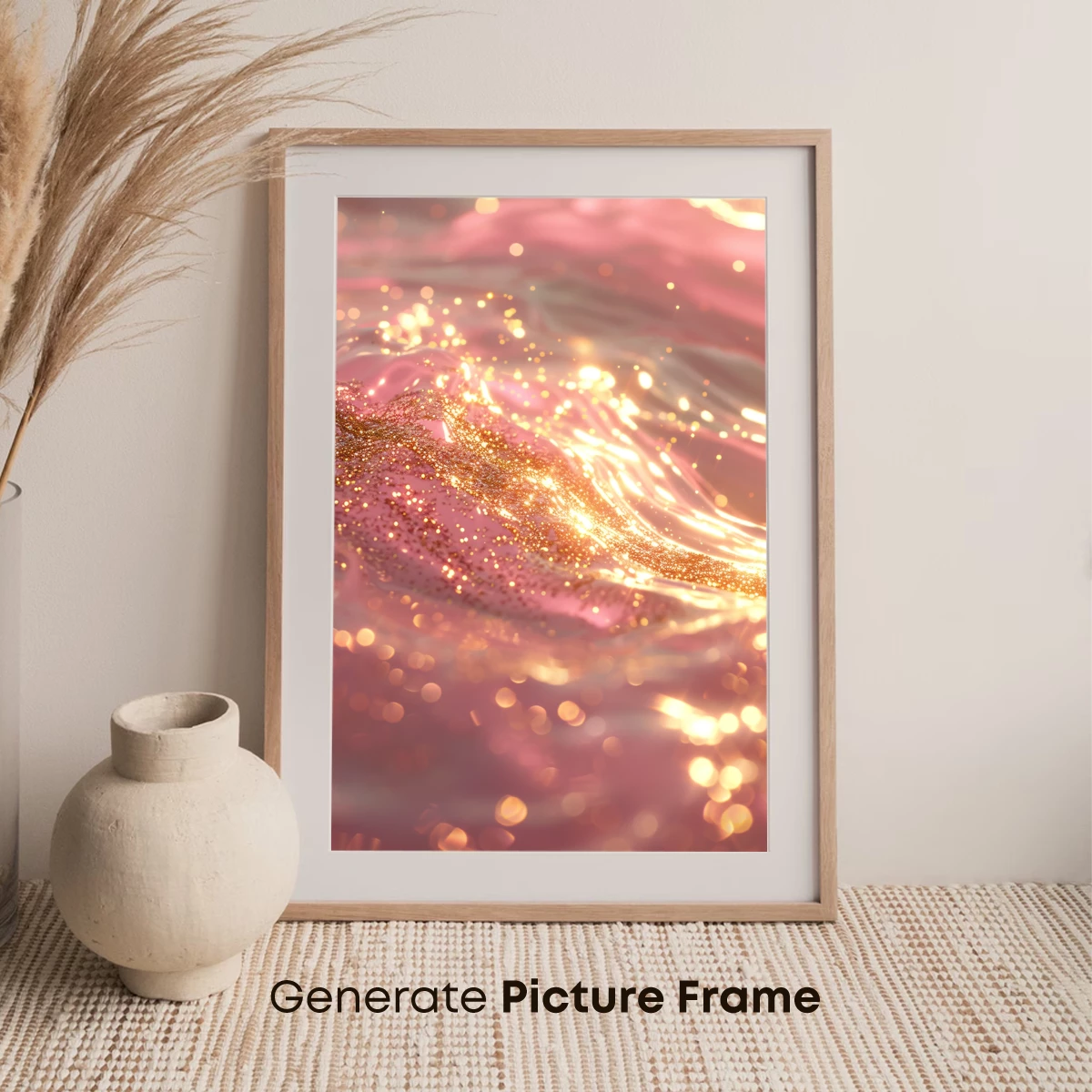 Golden Ripple in Rose Quartz - Image 7