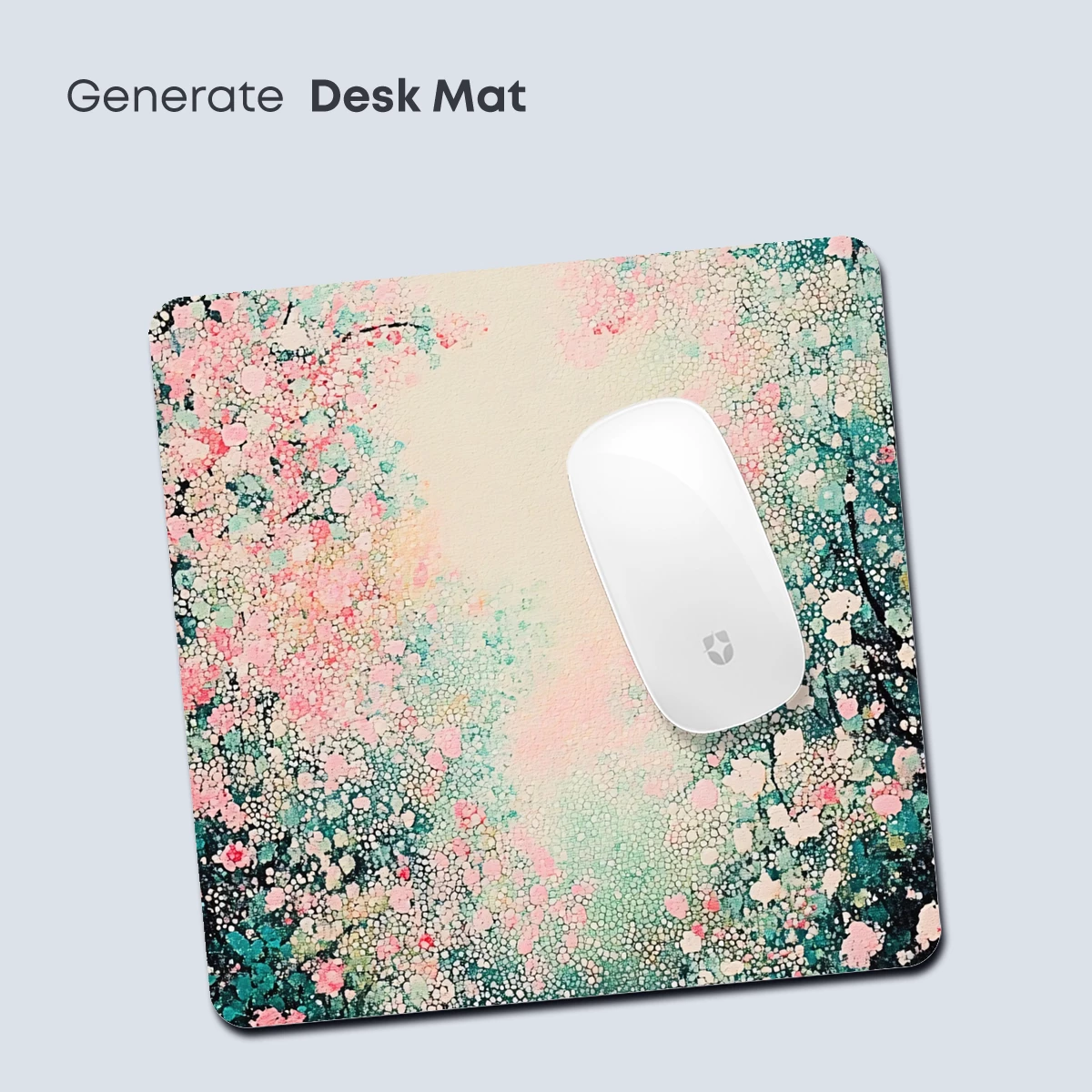 Blossom Pathway: Pointillist Spring Fantasy - Image 4