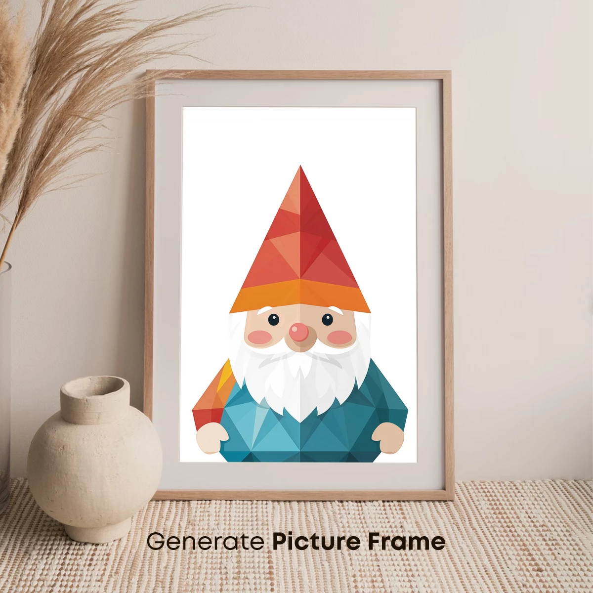 Geometric Gnome: Low Poly Whimsy - Image 7