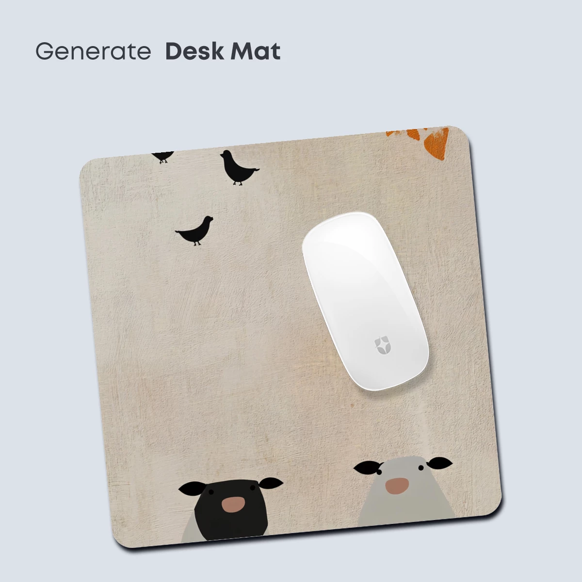 Autumnal Sheep Serenade: Minimalist Farm Harmony - Image 4