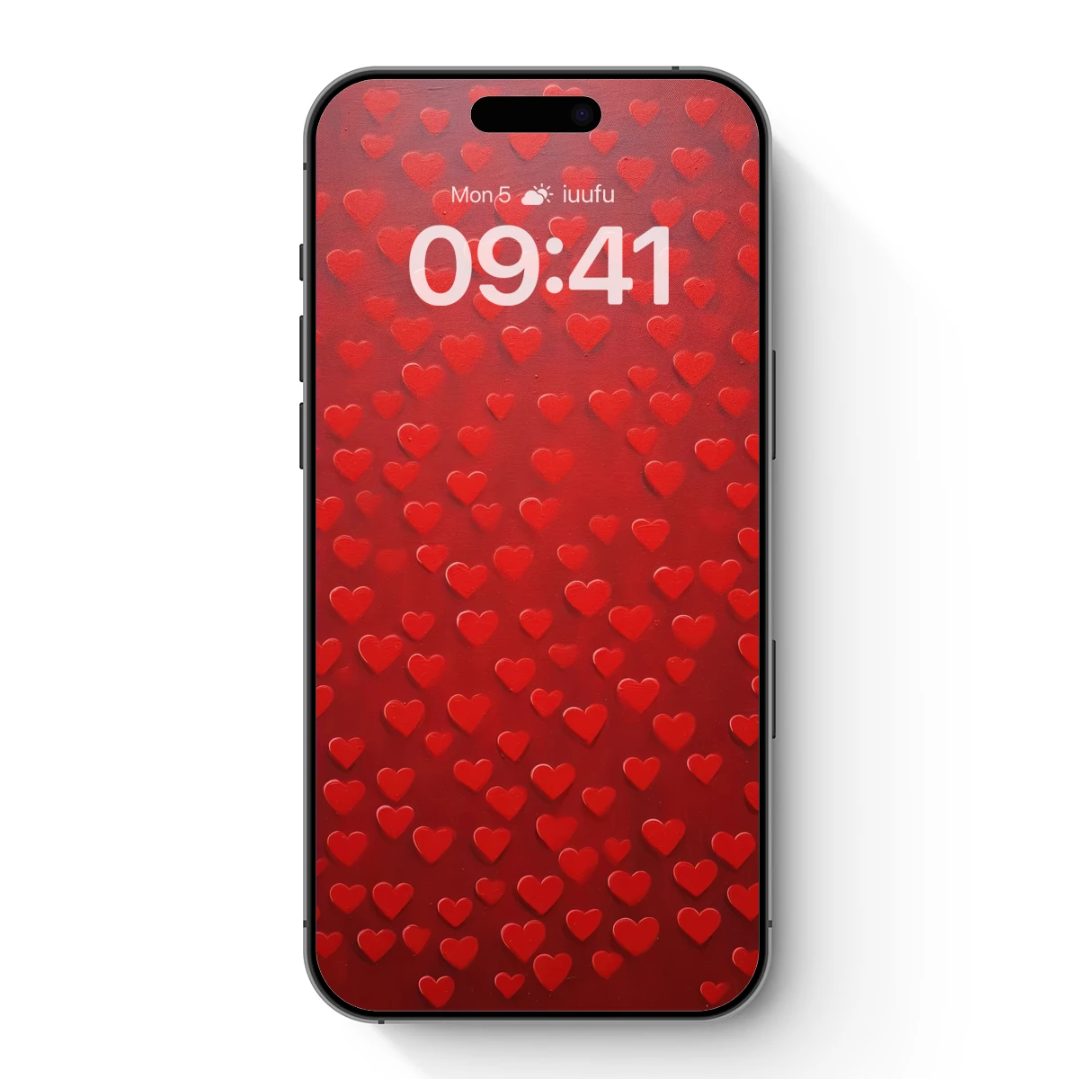 Heartfelt Red Canvas: A Symphony of Love Symbols