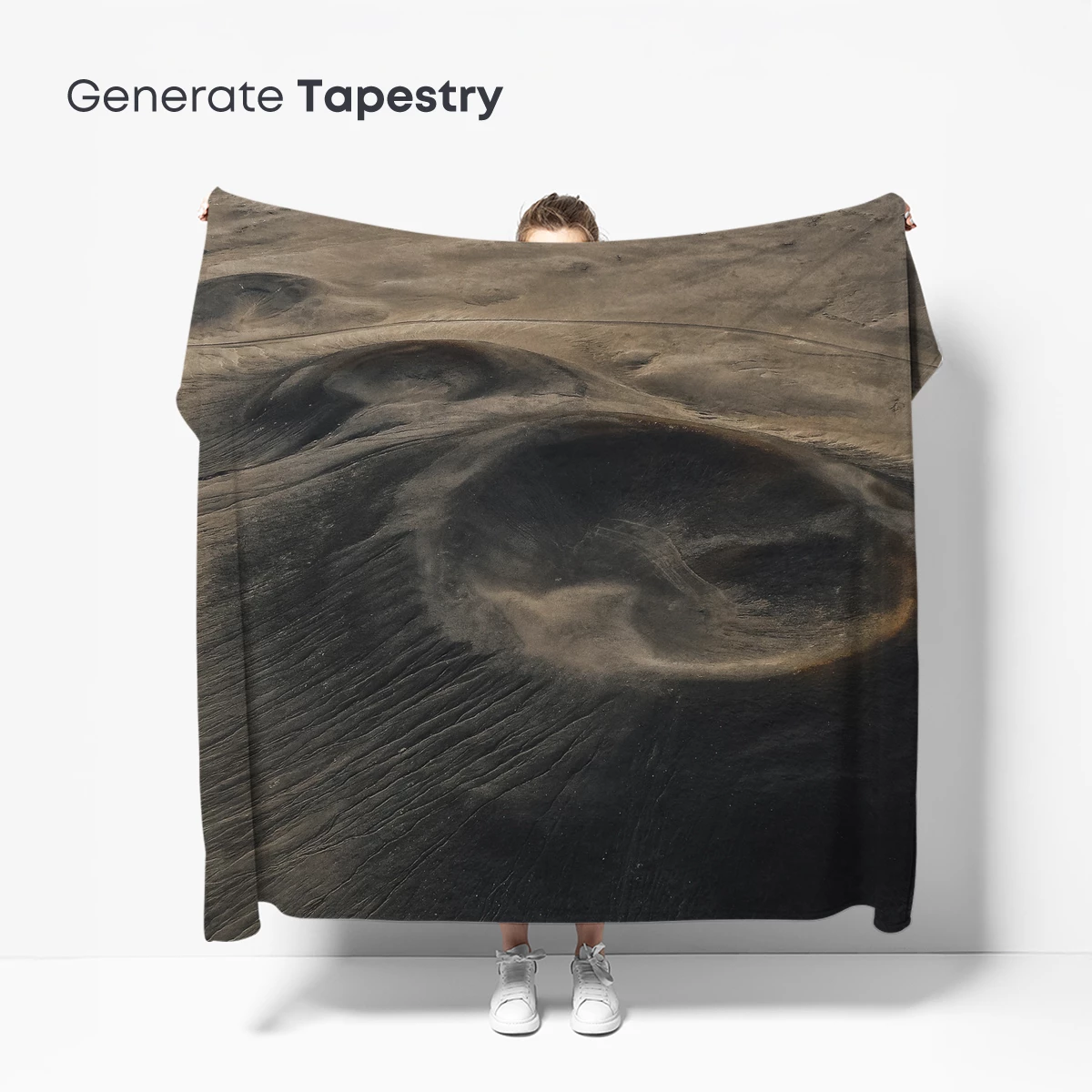 Desert Crater Elegy: A Study in Earthly Textures - Image 5