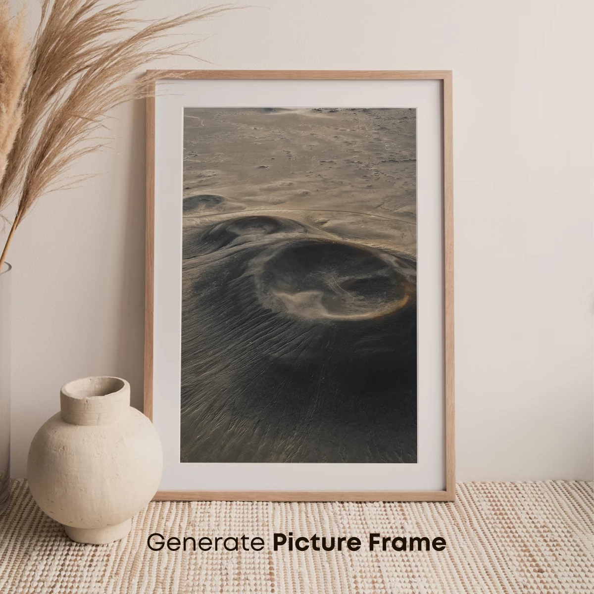 Desert Crater Elegy: A Study in Earthly Textures - Image 7