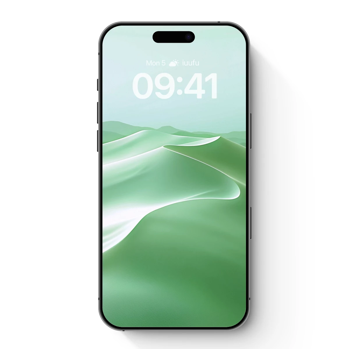 Ethereal Green Dunes: A Flowing Landscape