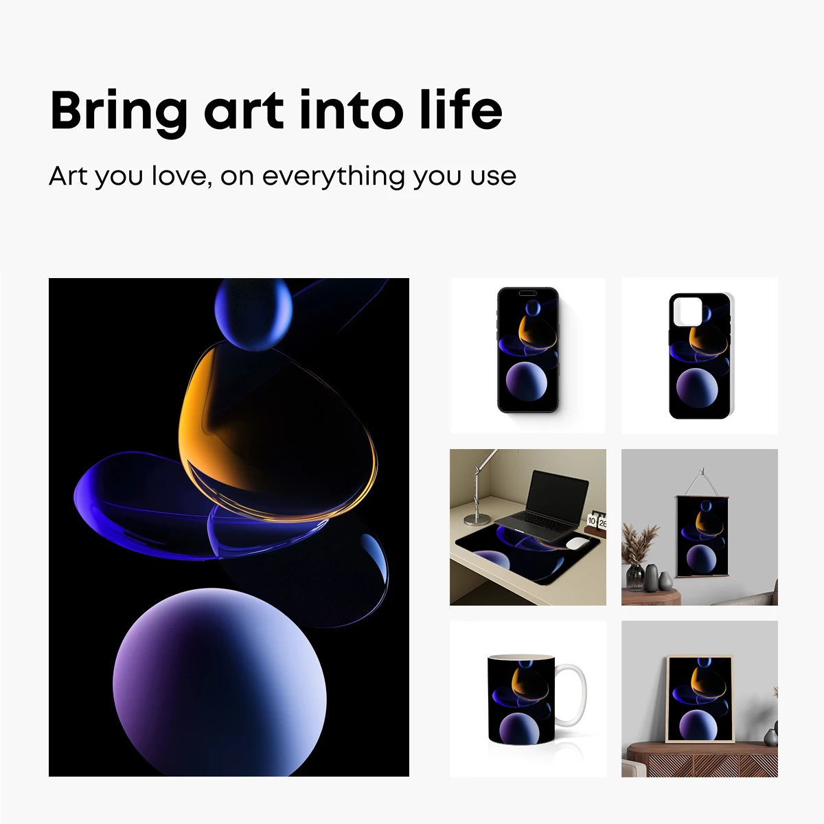 Ethereal Spheres: A Dance of Light and Shadow - Image 2