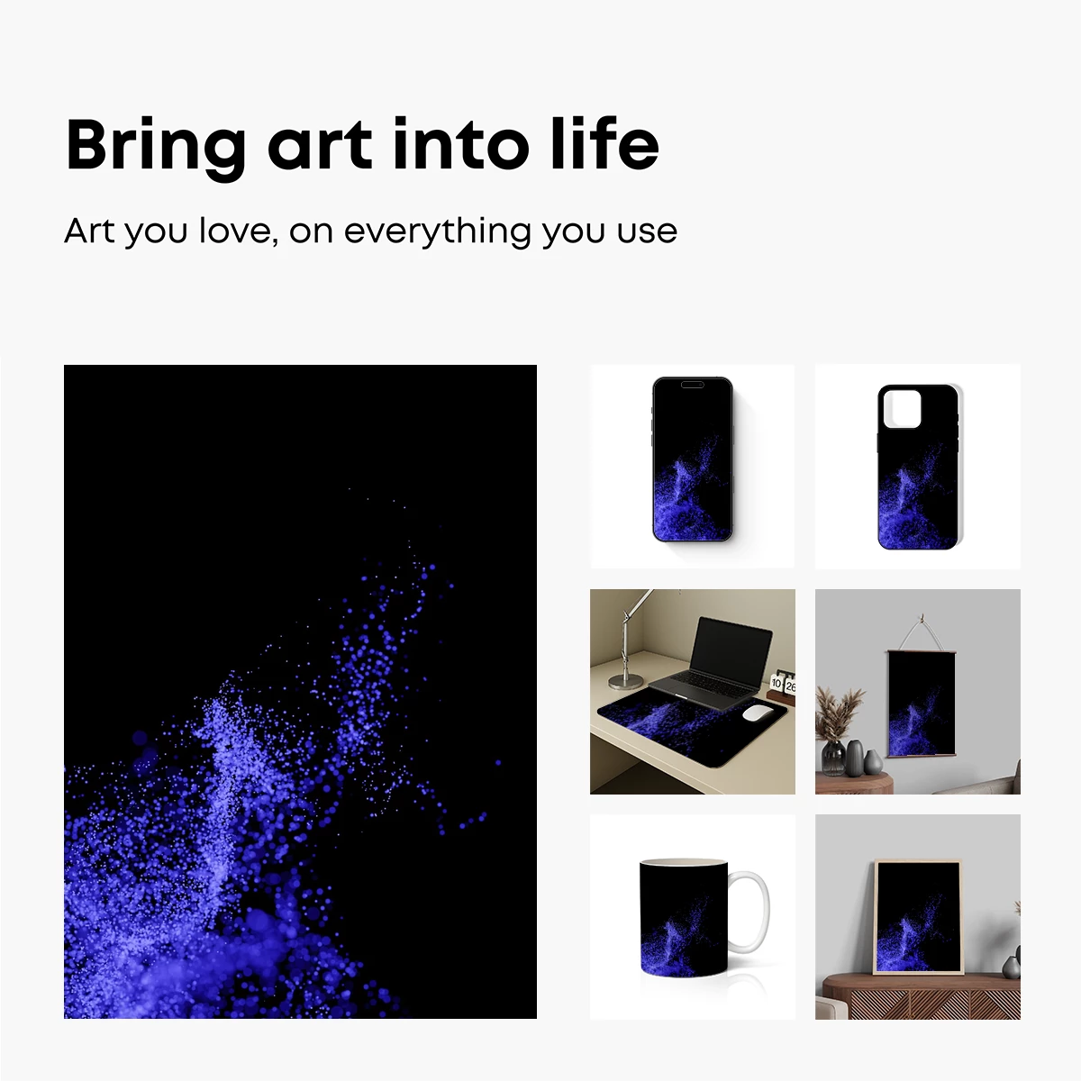 Blue Nebula Whispers: Cosmic Dust Trails - Image 2