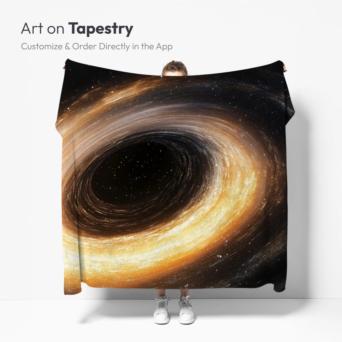 Cosmic Vortex: Swirling Black Hole Artistry - Image 5