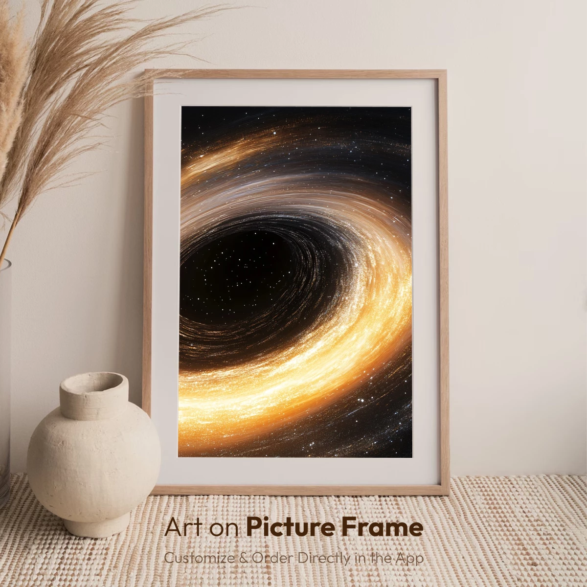 Cosmic Vortex: Swirling Black Hole Artistry - Image 7