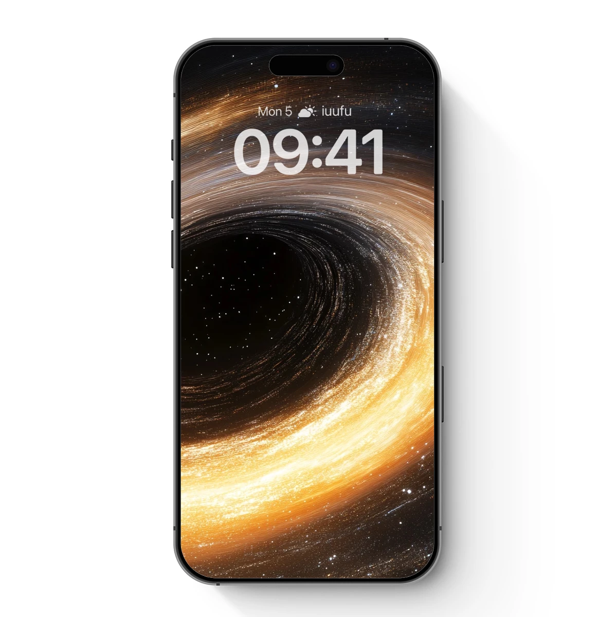 Cosmic Vortex: Swirling Black Hole Artistry