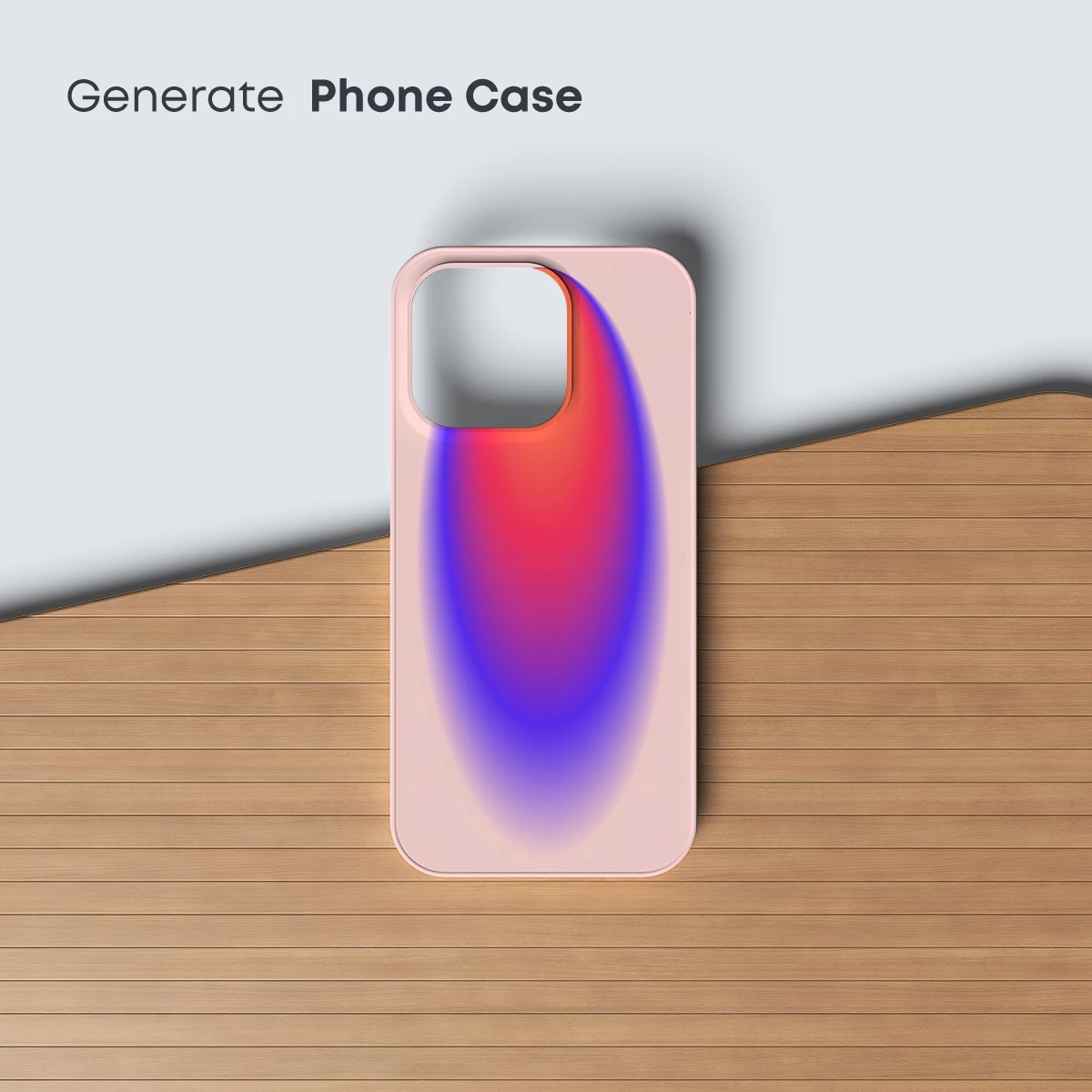 Ethereal Gradient Orb: Fusion of Blue and Red Hues - Image 3