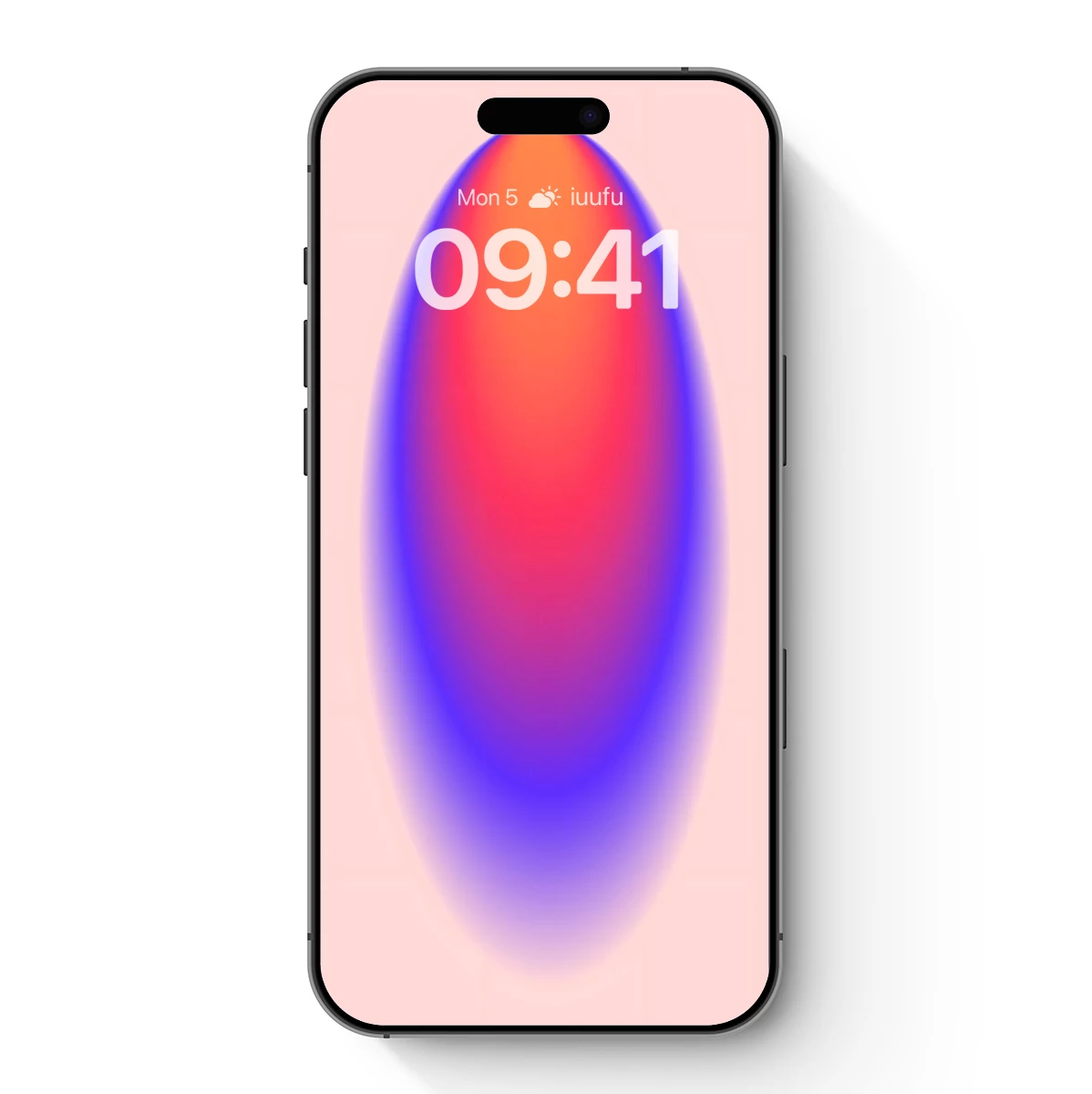 Ethereal Gradient Orb: Fusion of Blue and Red Hues