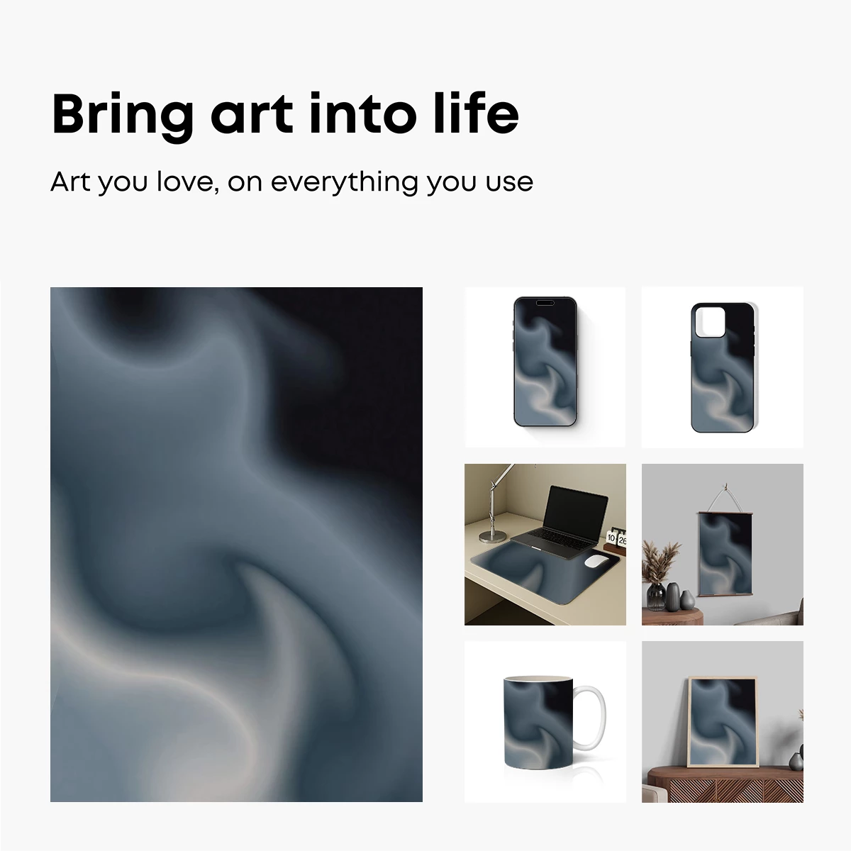 Ethereal Smoke Dance: Abstract Fluidity