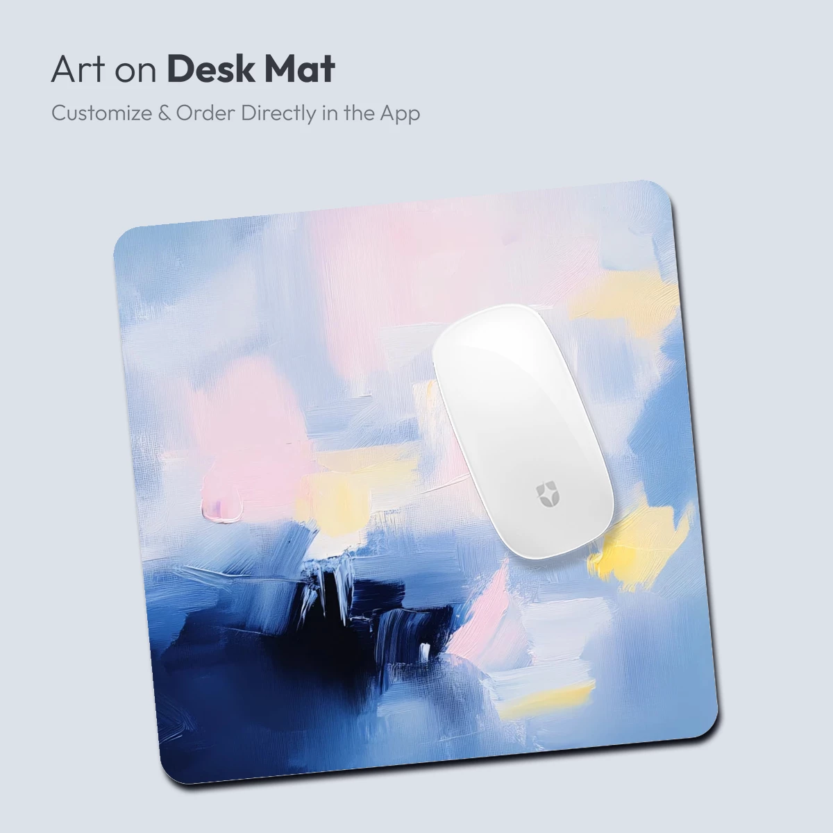 Abstract Blue Symphony: Brushstroke Harmony - Image 4