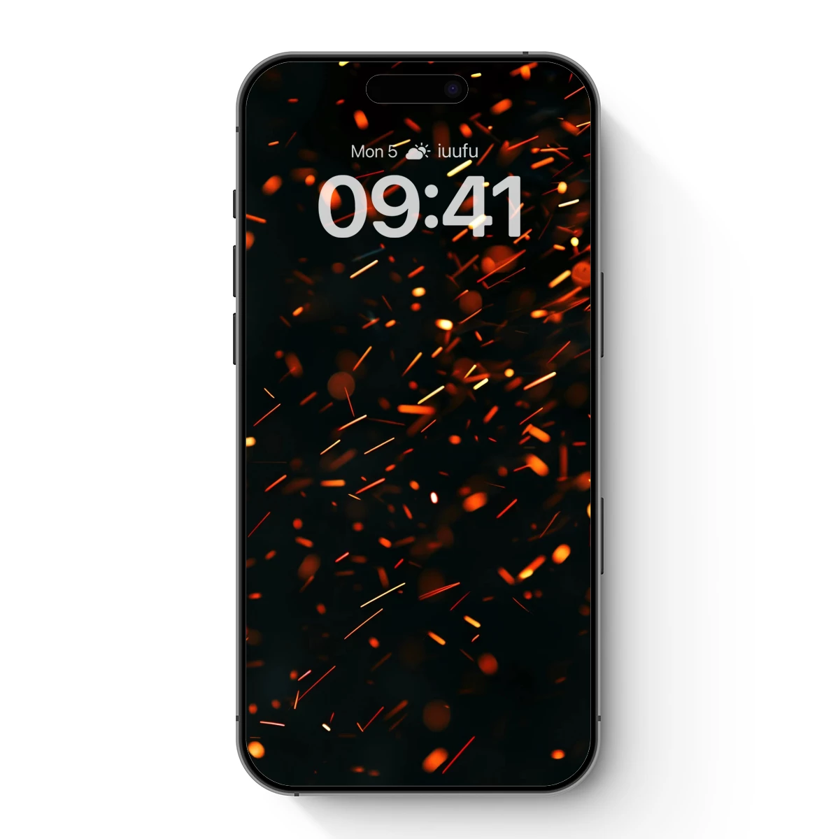 Ember Dance: Fiery Sparks in Midnight